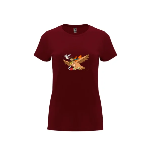 Siev_baze_bur_owl Sieviešu T-krekls OWLS TALES Everyday izgatavots uz JustHoods ražotā T-krekla bāzes. Modelim ir sieviešu piegriezums, tas ērti pieguļ augumam un ir piemērots ikdienas valkāšanai — darbam, pastaigām un atpūtai.
T-krekls izgatavots no mīksta kokvilnas trikotāžas auduma, kas ir patīkams ādai un ērts ikdienas lietošanai. Uz izstrādājuma tiek uzklāts oriģināls OWLS TALES apdrukas dizains, kas izgatavots, izmantojot augstas kvalitātes, noturīgu digitālo druku.