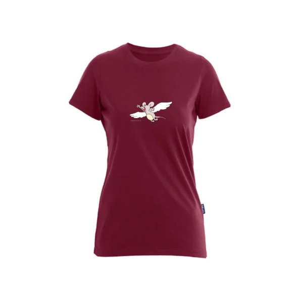 Siev_prem_bordo_mouse Sieviešu T-krekls OWLS TALES Forever