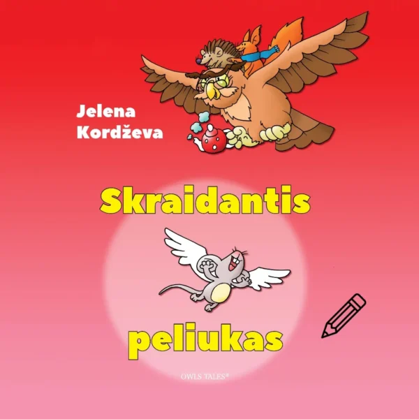 Spalvinimo puslapiai «Skraidantis peliukass»