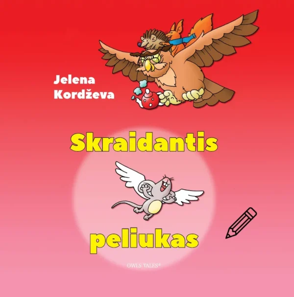 Spalvinimo puslapiai «Skraidantis peliukass»